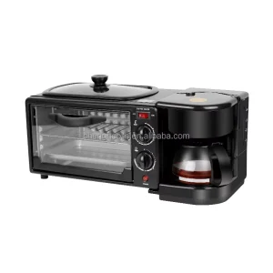 3 in 1 Multifunction Breakfast Machine Multi Function Machine Coffee Home Cooker With Oven