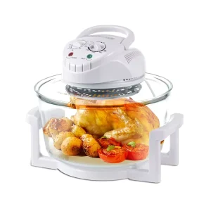3 in 1 Portable Mini Air Fryer Oil Free Visible Glass Bowl Air Cooking Oven for Home Use Electric Plastic