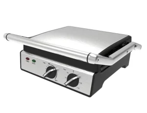 3 in 1 Professional Dual Breakfast Portable Round Mini Sandwich Maker Panini Grill With Custom Changeable Plates