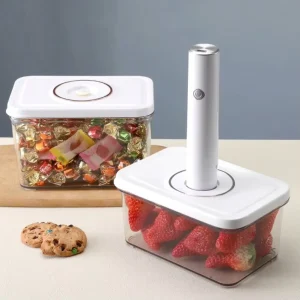 3 in 1 Vacuum Food Storage Container Set Preserve Vacuum Food Sealer Containers