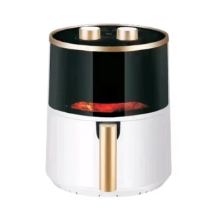 3.5L Electric Oil Smoke-Free Air Circulation Heating Pot Touch Control Oven Potato Chip Household Stainless Iron Air Fryer