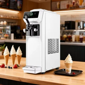 3.8L Commercial Ice Cream Maker Flexible Soft Serve Ice Cream Machine
