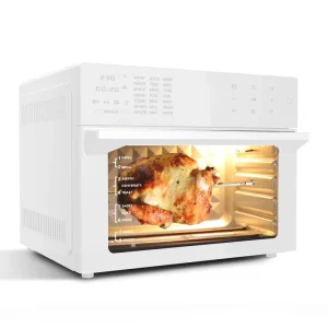 30 Liter Stainless Steel Electric Air Fryer Oven Toaster for 13 Inches Pizza Turkey Chicken Baking for Household