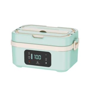 30000mAh Portable Cordless Electric Lunch Box 60W Fast Heating 6 Temp Levels 1.35L USB-C Food Warmer