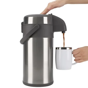 3000ML 4000ML Large Double Wall Vacuum Stainless Steel Automatic Kettle Electric Thermo Air Pot