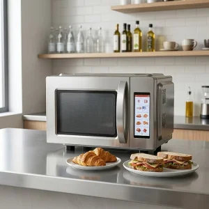 3000W 17L High Speed Oven Baking Machine Air Fryer Accelerated Countertop Commercial Microwave Combi Cooking Oven