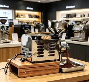 3000W Electric Dual Purpose Commercial Coffee Grinder All Stainless Steel French Coffee Mill 20kg Per Hour Output for Hotel