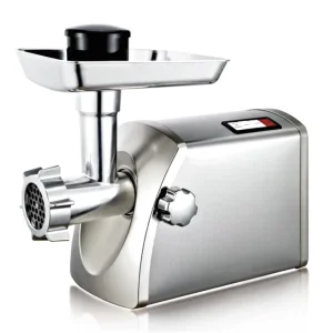 3000W Electric Meat Grinder AMG36 Stainless Steel Housing with Metal Gear Box for Household Use