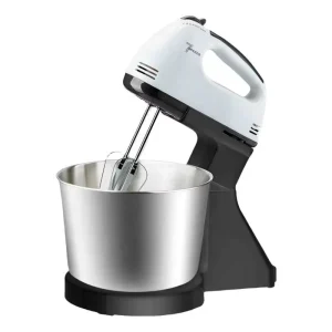 300W 2L Handheld Electric Dough Mixer 7-speed Stainless Steel Kitchen Tool with Beater Ejector Button Gift Box Packaging