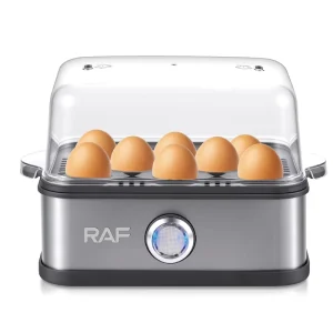 300W Egg Boiler Electric Egg Cooker for up to 8 Eggs with One Button Control Easy Operation and Overheat Protection