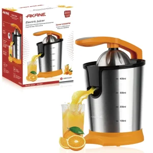 300W Electric Juicer Exprimidor Eléctrico with 400ml Capacity 2000RPM Speed and Low Noise Bidirectional Rotation