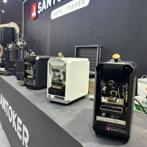 300g Mini Electric Coffee Roaster Fully Automatic with App Control for Car & Commercial Use Stainless Steel CE Certified