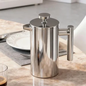 304 Grade French Press Coffee Maker 350ml 750ml 1000ml Insulated Stainless Steel French Press