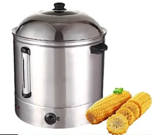 304 Multi Purpose Food Steamer Pot Electric Sweet Corn 48L Commercial Sweet Corn Noodle Boiler