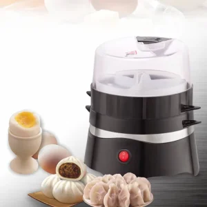 304 SS Stainless Steel Kitchen Egg Boiler Automatic Timer Multi Function Egg Cooker