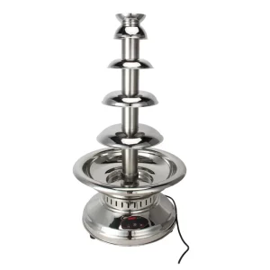304 Stainless Steel Commercial Chocolate Fountain Hotel Buffet Display Fuel Injection Machine