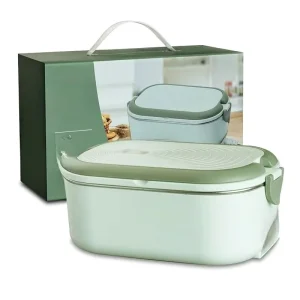 304 Stainless Steel Electric Heating Lunch Box Portable Thermostatic Food Container