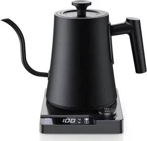 304 Stainless Steel Electric Kettle with Knob Control Keep Warm 24H 110V 220V