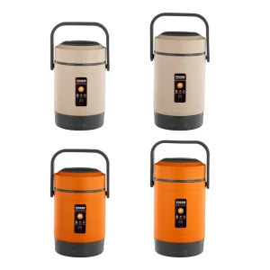 304 Stainless Steel Heating Lunch Box Insulation Portable Constant Temperature Bucket Student Electric Bento Box Usb Plug in