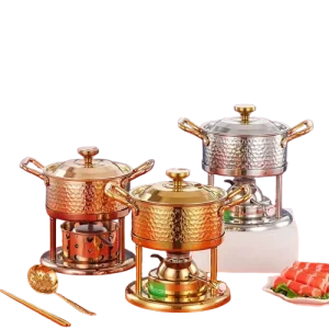 304 Stainless Steel High Pot Small Hot Pot for 2-3 People Household Use