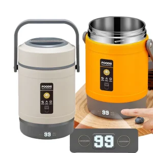 304 Stainless Steel Insulated Lunch Box Car Constant Temperature Stainless Steel Pot White collar Bento Box Students Insulation