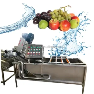 304 Stainless Steel Multifunctional Automatic Vegetable Washing Line with 50~3000 Kg/h Capacity