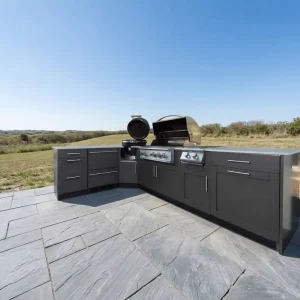 304 Stainless Steel Outdoor Kitchen Cabinet Custom Fireproof Outdoor Kitchen Cabinet for Outside