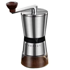 304 Stainless Steel Portable Manual Coffee Bean Grinder
