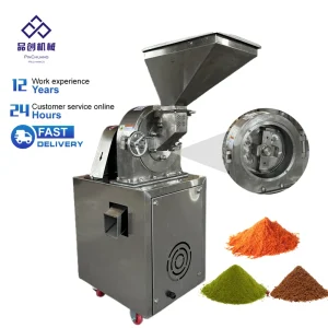 304 Stainless Steel Powder Processing Equipment Food Grade Grinding Mixing Sieving Machine for Spice Chili Milk Powder CE FDA