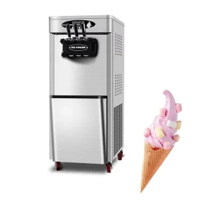 304 Stainless Steel Tabletop Automatic Soft Serve Ice Cream Maker Machine for Home Use