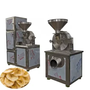 30B Grinding Machine Vertical Stainless Steel Hammer Mill Banana Flour Mill Grind Very Finely