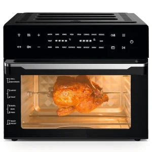 30L 18 Preset Programs Smart Oven Air Fryer Dual Cook Function Electric Stainless Steel French Bake + Air Fry Simultaneously