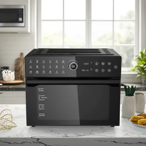 30L 1800W Electric Air Fryer Oven Countertop Hot Air Circulation Heating Convection Pizza Toaster Oven 4 Household