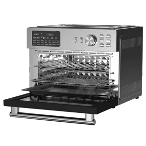 30L Air Fryer Toaster Oven Extra Large Countertop Convection Oven 21 in 1 Combo with Rotisserie Basket Grill Trays