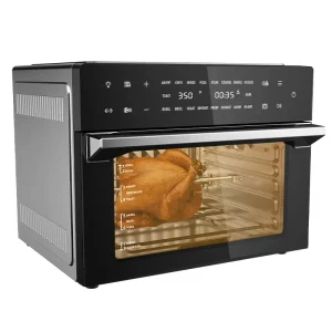 30L Convection Air Fryer Oven Electric Chicken Pizza Ovens 18 in 1 Air Fryer Toaster Oven Combo for Household