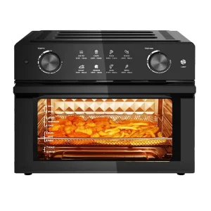 30L Stainless Steel Electric Convection Air Oven Toaster Oven Air Fryer Combo Counter Top Multifunctional Family