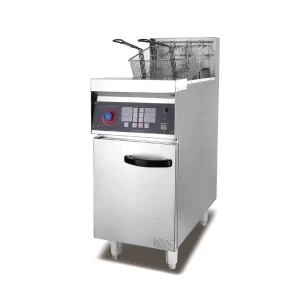 30L Stainless Steel Free Standing Commercial One Tank Fryer Electric Chips Deep Fryer