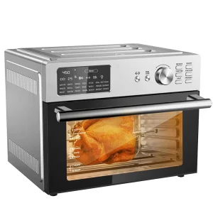 30L Stainless Steel Pizza and Chicken Electric Oven Air Fryer Toaster Oven Combo with Rotisserie Basket and BBQ Tray OEM