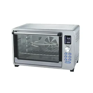 31 40L Stainless Steel Large Capacity Electronic Air Fryer Oven with Rear Air Outlet and Baking Function