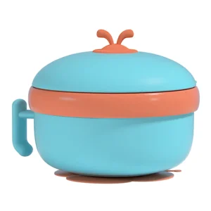316 Stainless Steel PP Silicone Food Grade Leak-Proof BPA Free Lunch Box Bowl Set for 0-12 Months Baby Feeding