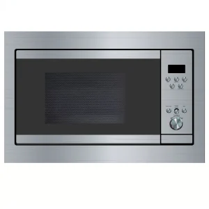 31L 1450W Built in Microwave Oven with Grill Combo LED Display Stainless Steel Auto Menus 24 Hour Clock Home Kitchen MEG60T