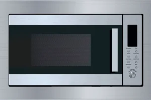 31L 900W Built in Microwave Oven with Grill Combi Auto Menus 24h Clock Timer Stainless Steel for Home Kitchen Household MEG607