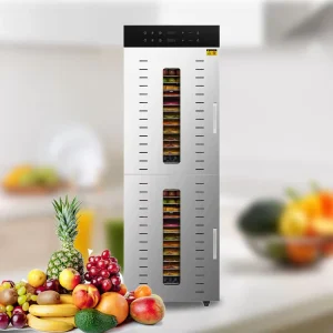 32 Trays 2 Zones Big Capacity Fruit Drying Machine Cassava Dehydrator Machine