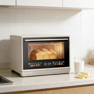 32L Large Capacity Fully Automatic Visual Intelligent Household Electric Air Fryer Multi-Function Multi-Layer Oven