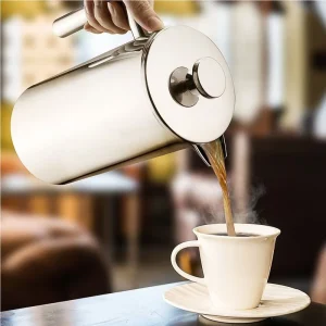 34 oz 8 Cup Stainless Steel French Press Double Wall Barista French Press