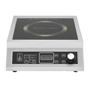 3500W Electric Induction Cooker with Stainless Steel and Timer Function for Restaurant or Home