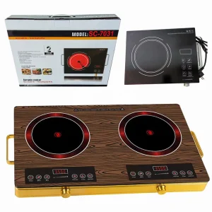 3500W Household Electric Stove Infrared Hot Plates Multifunction Digital Burner Induction Cooker Glass Ceramic Cooktop