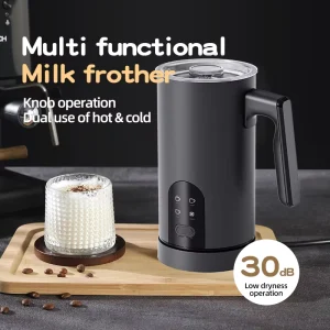 350ML Milk Steamer Dual Use Automatic Cold Foam Maker Espresso Barista Tools 4 Modes Electric Coffee White Milk Frother Machine