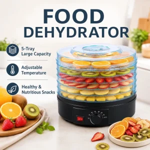 350W 5 8 Tray Food Dehydrator Home Appliance Dry Fruits Vegetables Fruit Dryer Vegetable Dehydration Machine