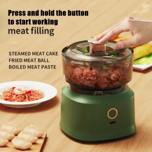 350ml Mini Kitchen Food Processor Multifunctional Cordless Electric Meat Garlic Grinder Household Baby Food Processor